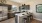 a kitchen with a large island