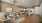 a living room with a wood floor